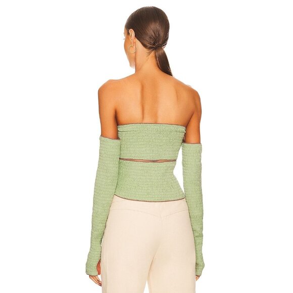Anna October Elise Top in Green - Picture 3 of 5